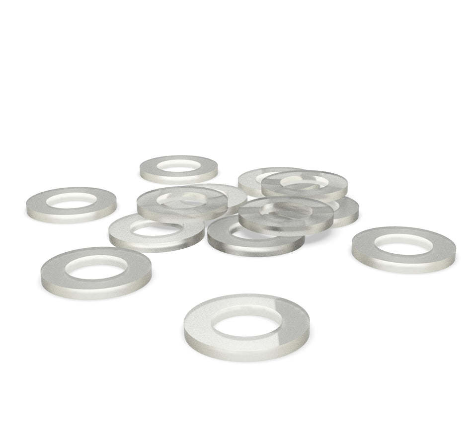 Polyvinylidene Fluoride (PVDF) Custom Manufactured Washers