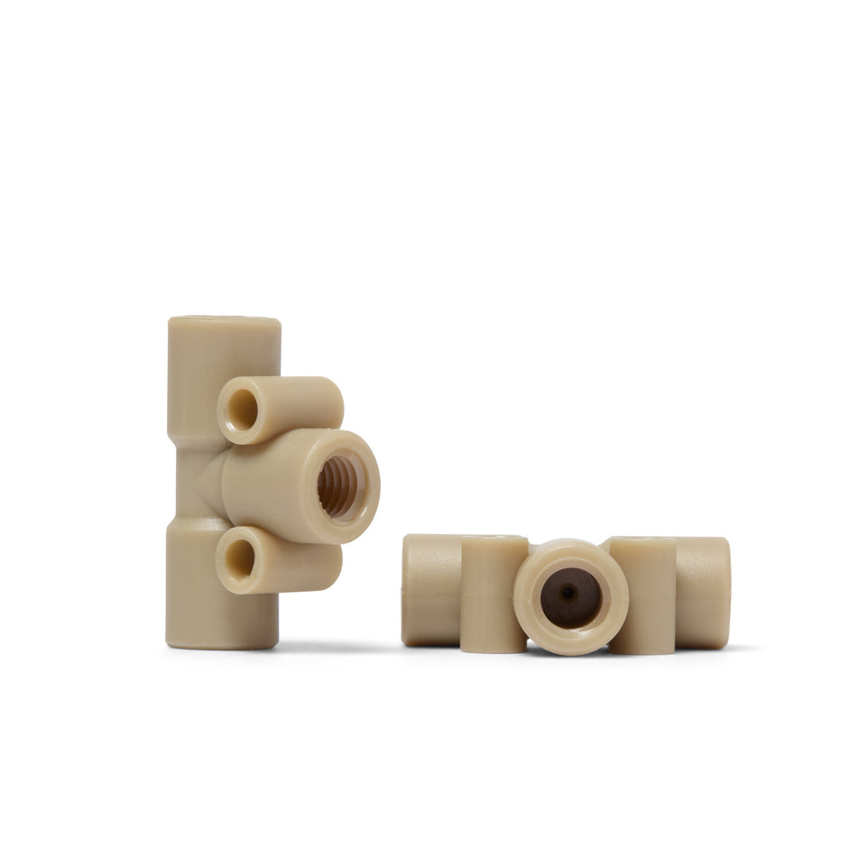 HPLC PEEK Driewegconnector