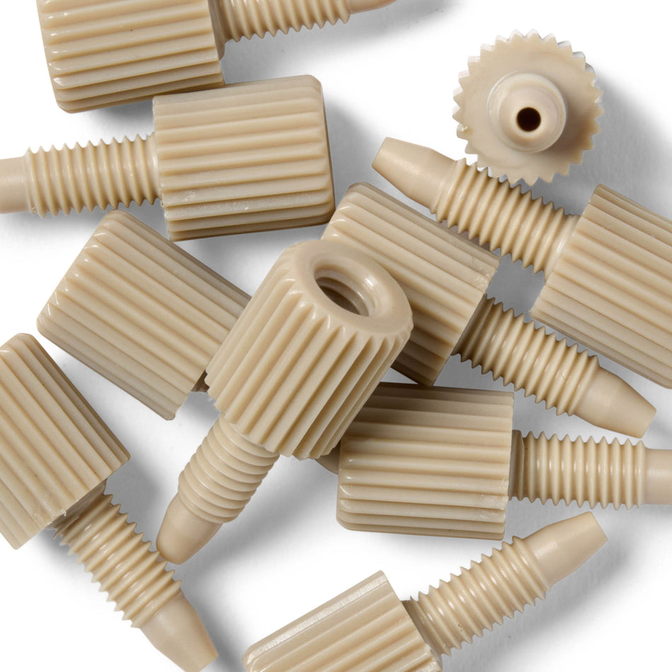 HPLC PEEK binnen- en buitenaansluiting voor 1/16 capillair