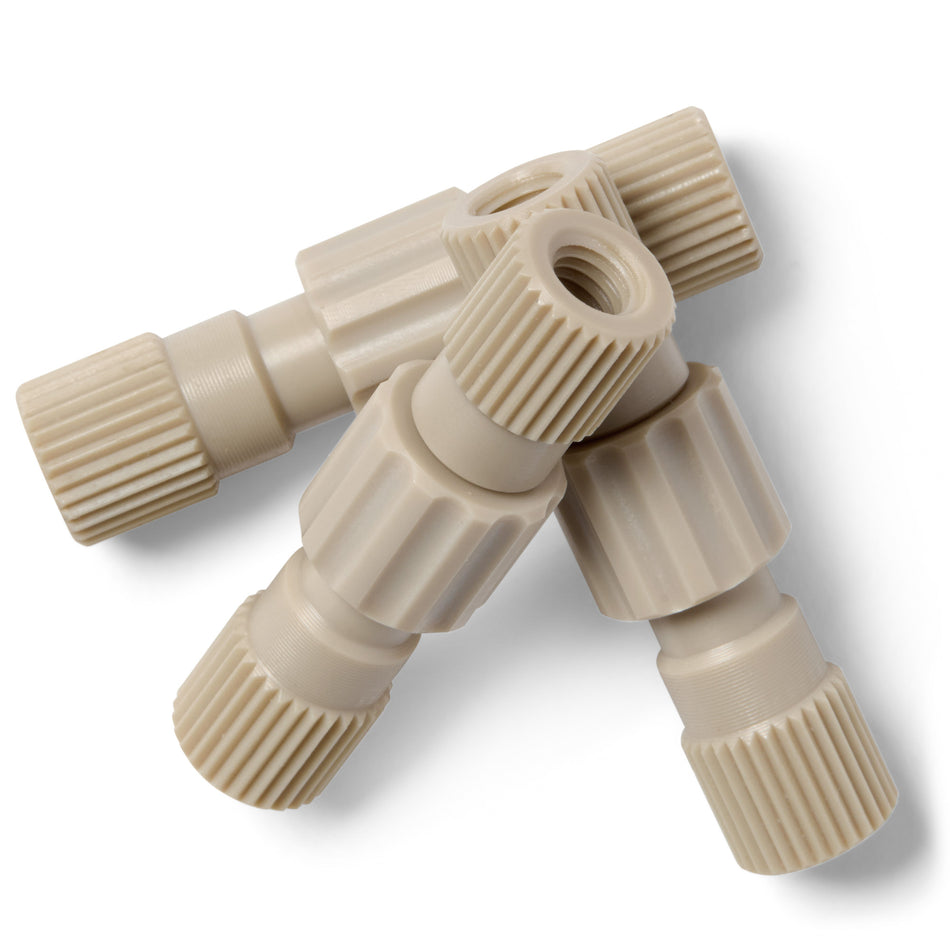 HPLC PEEK tweewegkoppeling voor 1/16 capillaire buizen