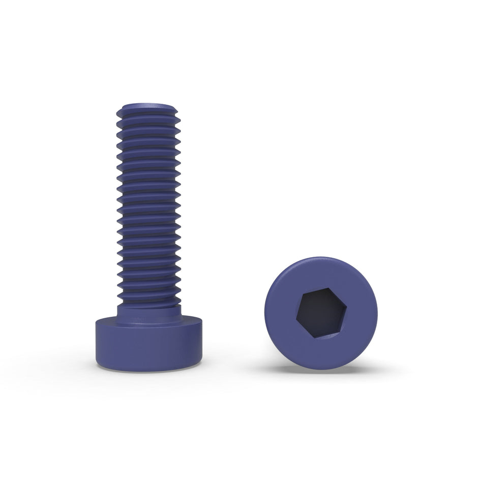 PTFE Gecoat Lage cilinderkopschroef met binnenzeskant - DIN 7984