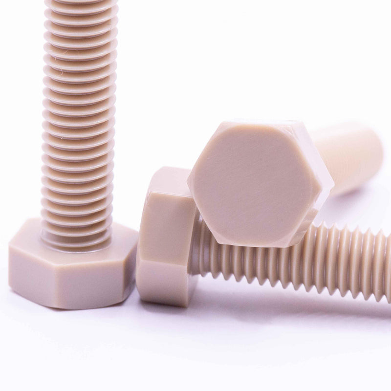 Custom Manufactured Fastener - High Performance Polymer-Plastic Fastener Components