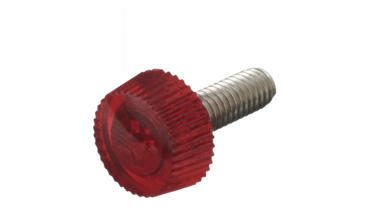 Polycarbonate Thumb Screw (Stainless Steel Thread) - High Performance Polymer-Plastic Fastener Components