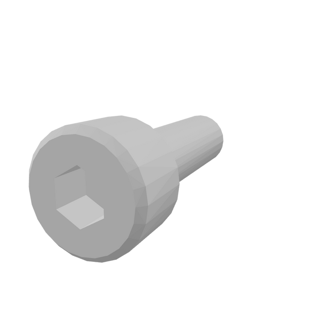 Keramische (aluminiumoxide) inbusschroeven met cilinderkop